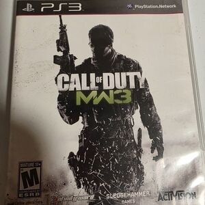 Sony PS3 Call of Duty: Modern Warfare 3 - Black and White Cover